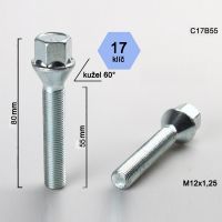 Šroub M12x1,25x55 kužel, klíč 17; výška 80 