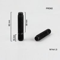 Šteft (svorník) M14x1,5x59+15 oboustranný závit, černý, celková délka 82 