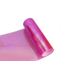 Transparentní fólie na světla chameleon růžová 