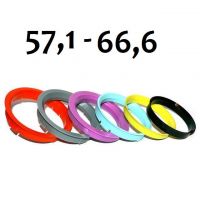 Vymezovací kroužek 66,6/57,1 k ALU kolům 