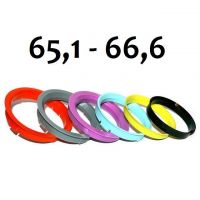 Vymezovací kroužek 66,6/65,1 k ALU kolům, 1ks 