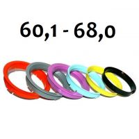Vymezovací kroužek 68,0/60,1 k ALU kolům, 1ks 