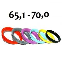 Vymezovací kroužek 70,0/65,1 k ALU kolům, 1ks 