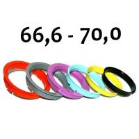 Vymezovací kroužek 70,0/66,6 k ALU kolům, 1ks 