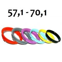 Vymezovací kroužek 70,1/57,1 k ALU kolům 
