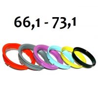 Vymezovací kroužek 73,1/66,1 k ALU kolům, 1ks 