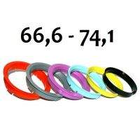 Vymezovací kroužek 74,1/66,6 k ALU kolům, 1ks 